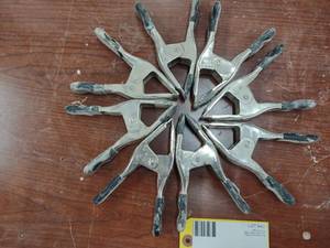 lot 40 image: (8) 6 Pinch Clamps...