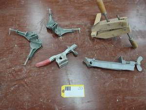 lot 45 image: (5) Assorted Clamps...