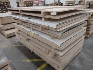 lot 57 image: Assorted Sheet Stock on (1) Pile...