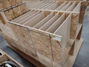 lot 77 image: Assorted Edge Banding Racks...