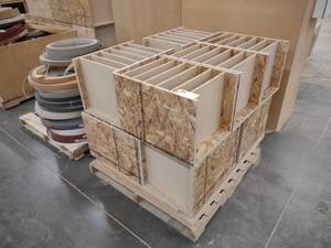 lot 78 image: Assorted Edge Banding Racks...