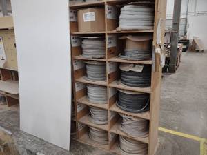 lot 84 image: Shelf Unit with Assorted T-Molding...