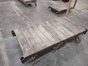 lot 99 image: Railroad Cart, 36x72...