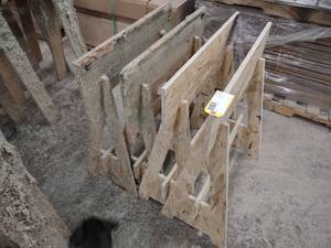 lot 103 image: (4) Saw Horses...