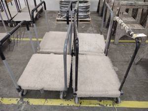 lot 112 image: (4) Steel Carts, 32x26...