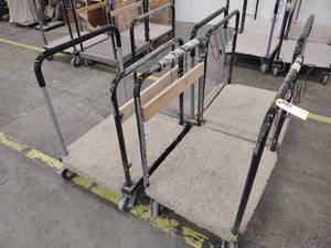lot 113 image: (4) Steel Carts, 32x26...