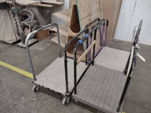 lot 115 image: (4) Steel Carts, 32x26...