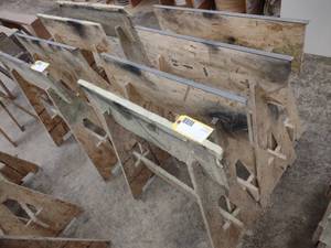 lot 124 image: (4) Saw Horses...