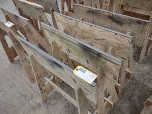 lot 122 image: (4) Saw Horses...