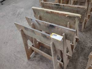 lot 125 image: (4) Saw Horses...