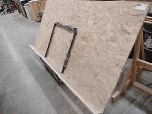 lot 134 image: Steel Cart, 32x26 with Sheet Rack B...
