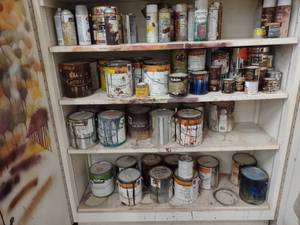 lot 150 image: Cabinet with Contents...
