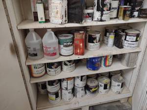 lot 151 image: Cabinet with Contents...