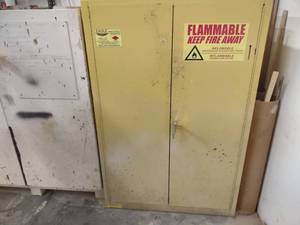 lot 148 image: Eagle 45 Gallon Flammable Cabinet w...