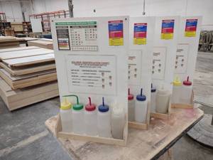 lot 154 image: (4) Solvent Identifications Charts