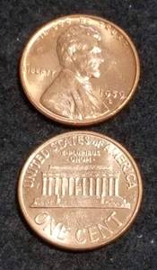 lot 10 image: UNCIRCULATED ROLL OF 1959-D US LINCOLN CENTS (50 COINS)