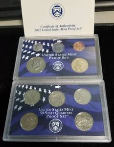 lot 28-A image: 2002 US PROOF SET IN ORIGINAL PACKAGING