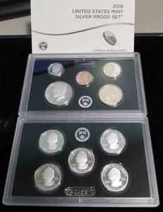 lot 05-A image: 2018 US SILVER PROOF SET IN ORIGINAL PACKAGING