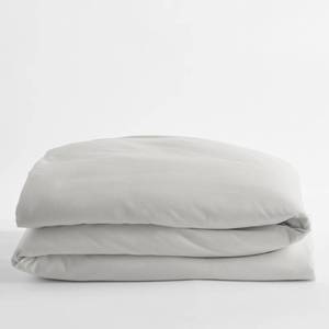 Velvet Flannel Pale Gray Solid Queen Duvet Cover, DS91-Q-PALEGRAY, NEW