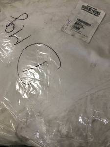 TCS Down Firm 26 in. x 26 in. Euro Square Pillow (1), PP56-26-WHITE, NEW