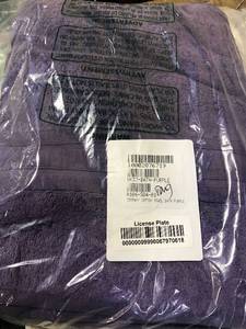 Company Cotton Purple Solid Turkish Cotton Bath Towel (1), VK37-BATH-PURPLE, NEW
