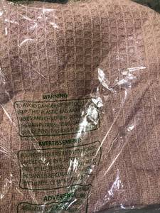 Rose Quartz Twin Organic Cotton Blanket, KO36-T-ROSEQTZ, NEW