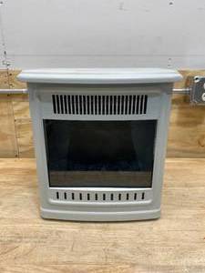 lot 88 image: HAMPTON BAY Crestland 13 in. Desktop Electric Fireplace in White