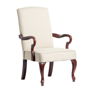 lot 96 image: QUALITY COMPONENTS PLUS Derby Beige Gooseneck Arm Chair