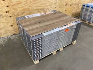 lot 5 image: 1st QUALITY CLICK-LOCK SPC Lot of 56 Cases of- Heirloom Collection Luxury Vinyl Plank Flooring in Pawnee (6 pcs. 9x48 per case) Retails for $3.29 per square foot