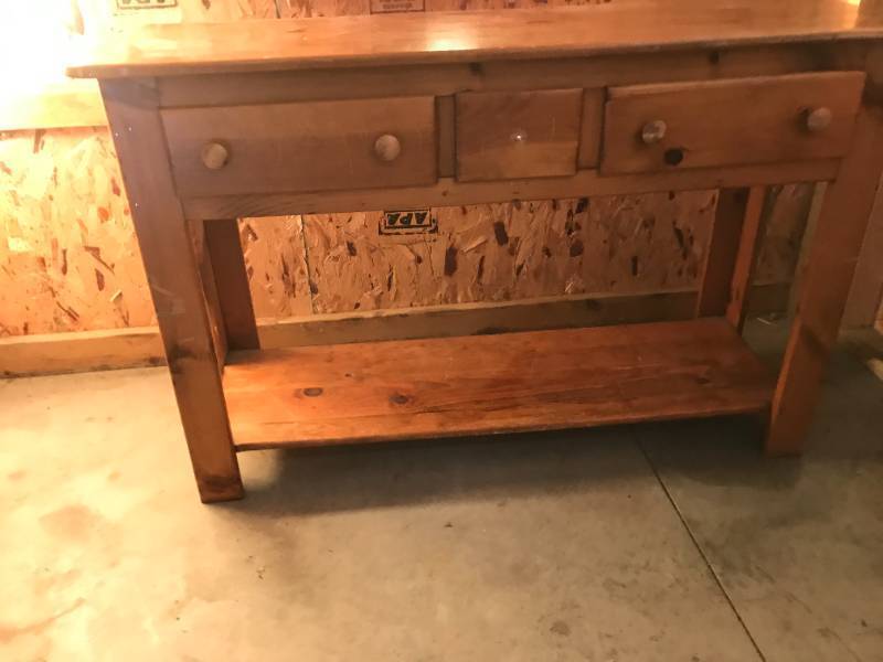 Wooden Buffet Table
