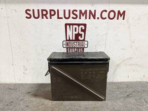 lot 35 image: Large Metal Ammo Box