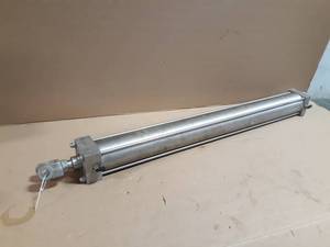 lot 681 image: Stainless Steel Single Rod Pneumatic Cylinder 35 Stroke x 3.25 Bore