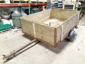 lot 674 image: Homemade Utility Trailer