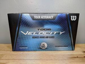 lot 53 image: 15 Brand New Wilson Tour Velocity Golf Balls
