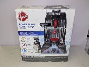 lot 6 image: Hoover Power Scrub Elite Pet Carpet Cleaner Red