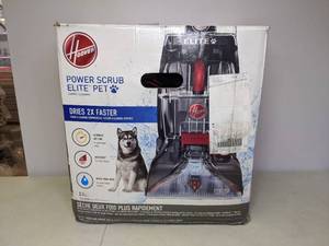 lot 32 image: Hoover Power Scrub Elite Pet Carpet Cleaner FH50251 Red