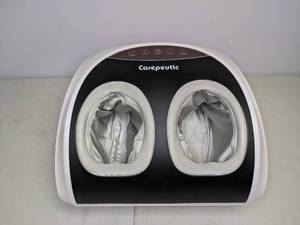 lot 114 image: Carepeutic Ozone Activated Air Pressure Shiatsu Foot Massager with Heat Therapy