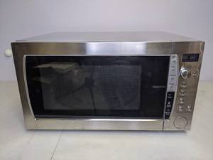 lot 129 image: Microwave Oven with Stainless Steel Exterior