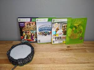 lot 161 image: 4 XBOX 360 Games and Portal of Power Device