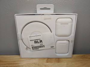 lot 183 image: Airbuds with Charging Case & Accessories Headphones