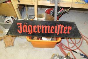 lot 24 image: Jagermeister Wall Sign