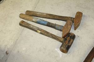 lot 116 image: Lot of (3) Sledge Hammers