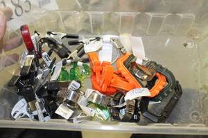 lot 183 image: Mini Clamps, Hose Clamps