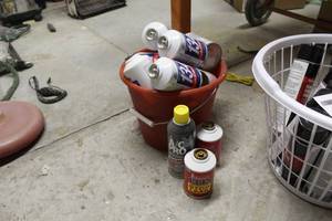 lot 189 image: Lot of (Approximately 17) Auto AC Refrigerant 134a with Stop Leak Aerosol Cans