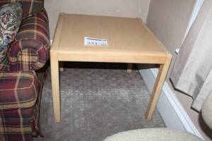 lot 231 image: Wood Lamp Table