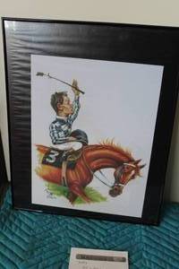 lot 245 image: Horse #3 by  72310 Matted and Framed Wall Art