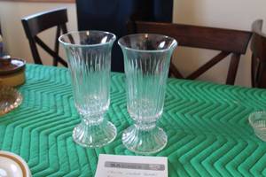 lot 285 image: Lot of (4) Crystal Candleholders