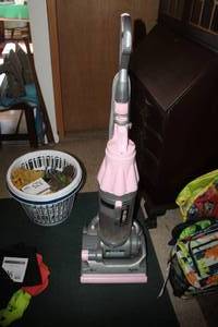 lot 312 image: Dyson Canister Vacuum Pink