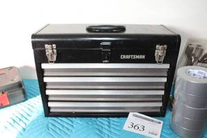 lot 363 image: Craftsman Metal Tool Chest 4-Drawer 21