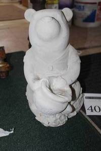 lot 402 image: Pooh Bear Cement Dcor 12